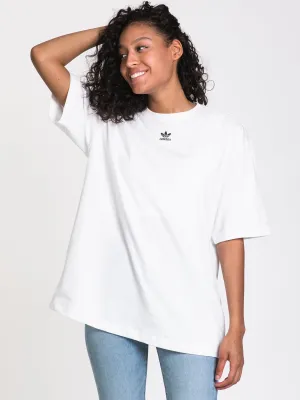 ADIDAS CROPPED LOGO BOYFRIEND TEE  - CLEARANCE