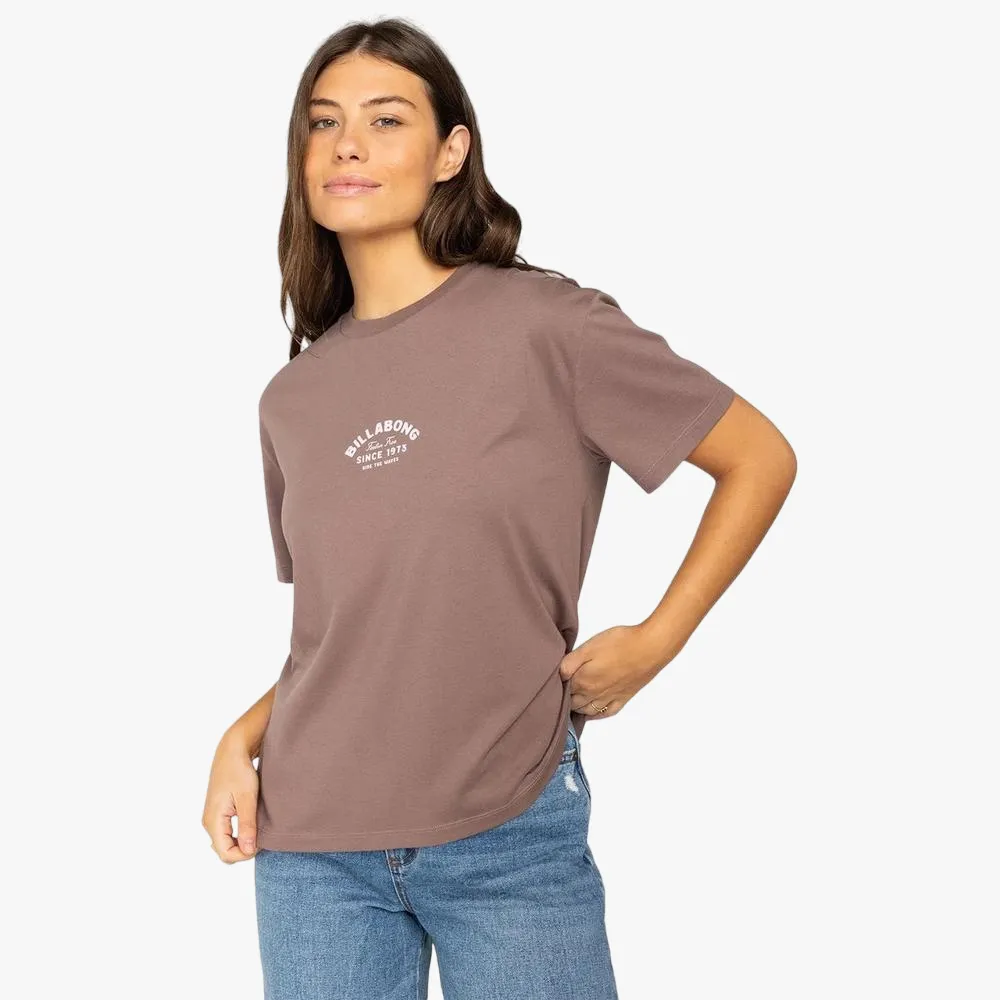 Billabong Womens Feeling Free Short Sleeve Tee Kona