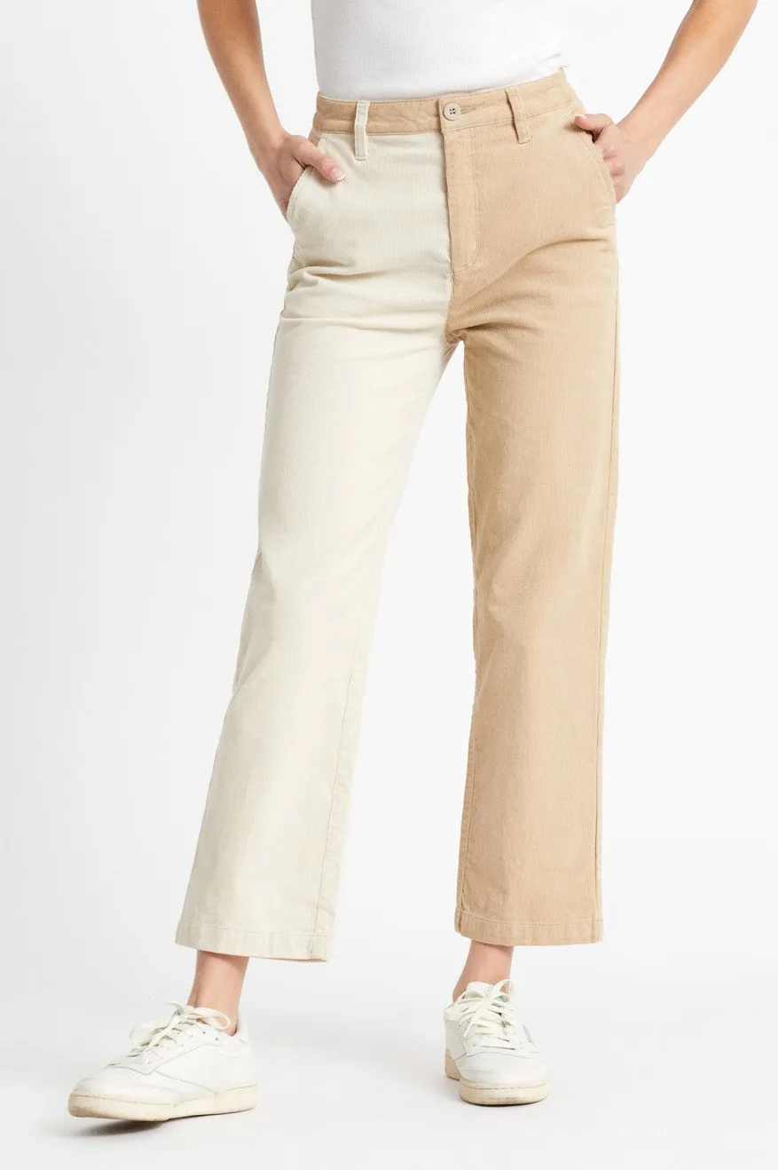 BRIXTON WOMENS VICTORY PANT - DOVE VANILLA