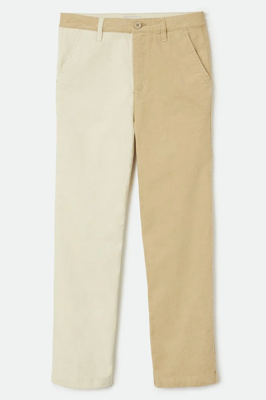 BRIXTON WOMENS VICTORY PANT - DOVE VANILLA