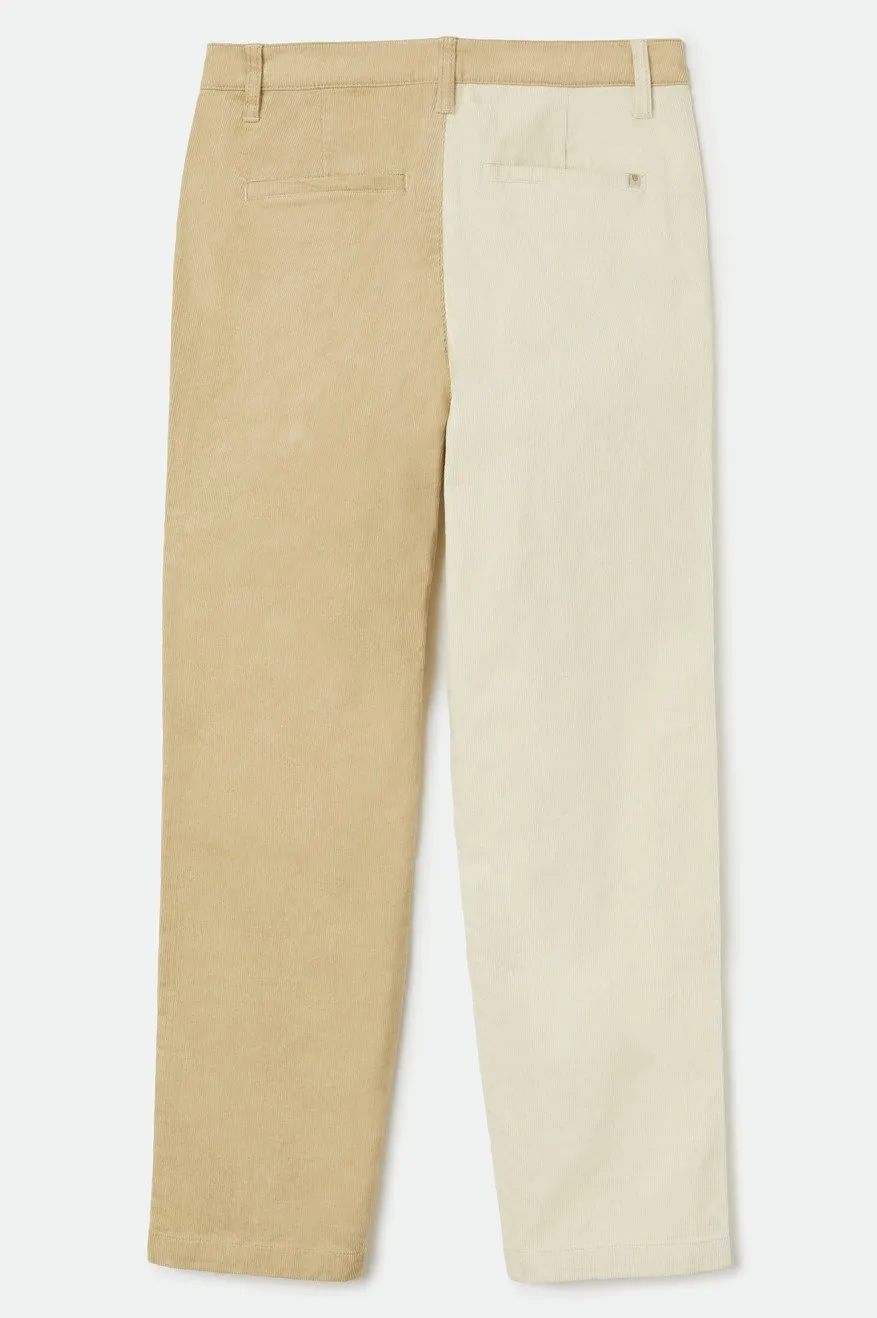 BRIXTON WOMENS VICTORY PANT - DOVE VANILLA