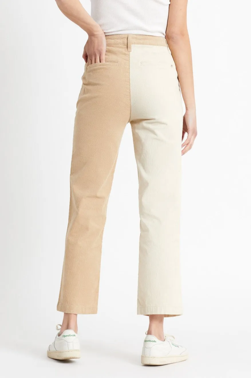 BRIXTON WOMENS VICTORY PANT - DOVE VANILLA