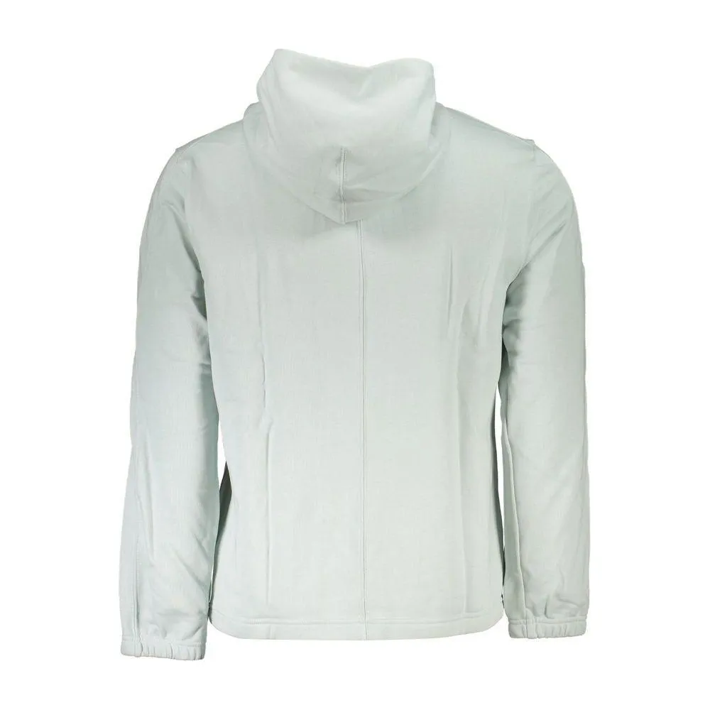 Calvin Klein Chic Green Hooded Cotton Blend Sweatshirt