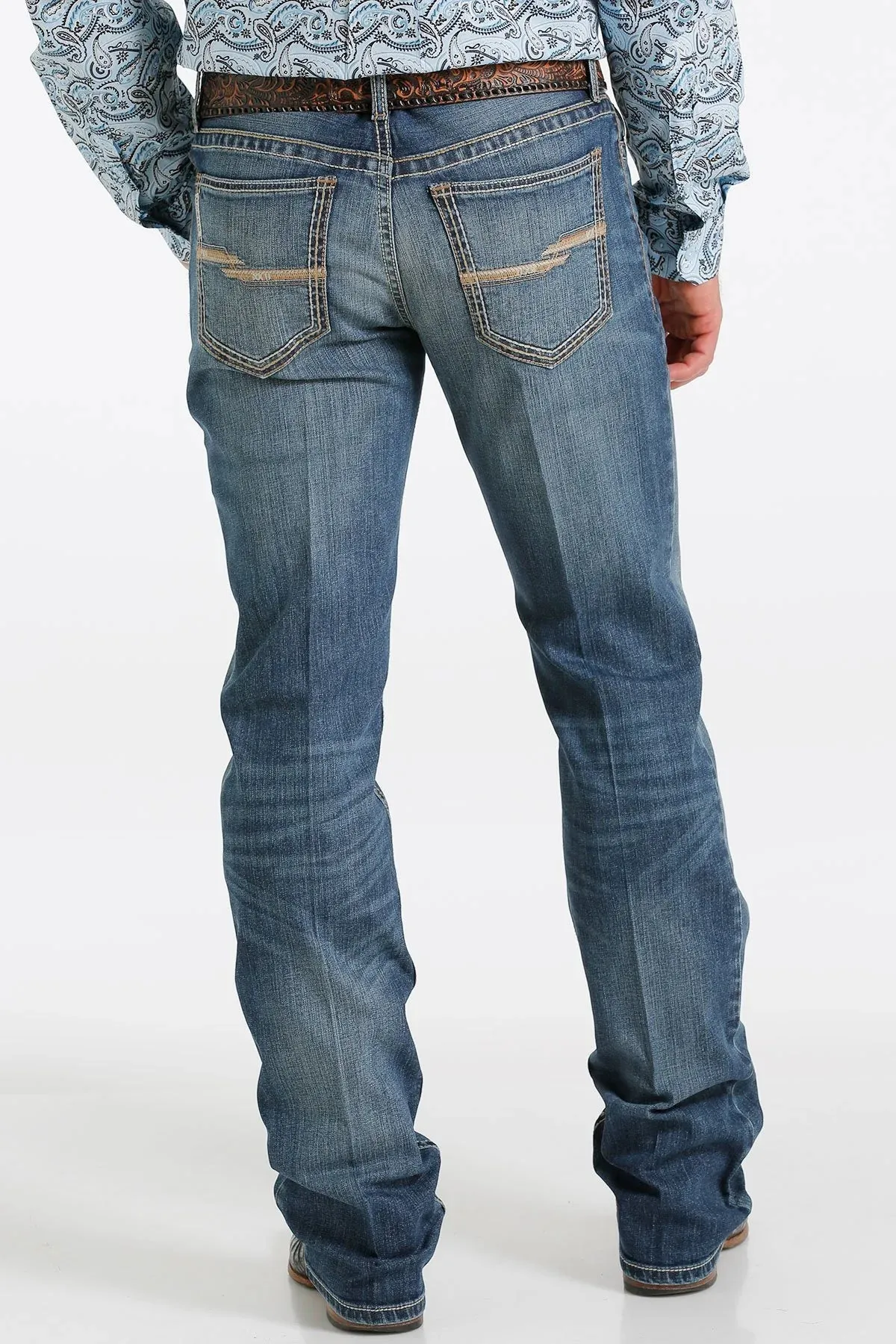 Cinch Men's Slim Fit Boot Cut Jeans