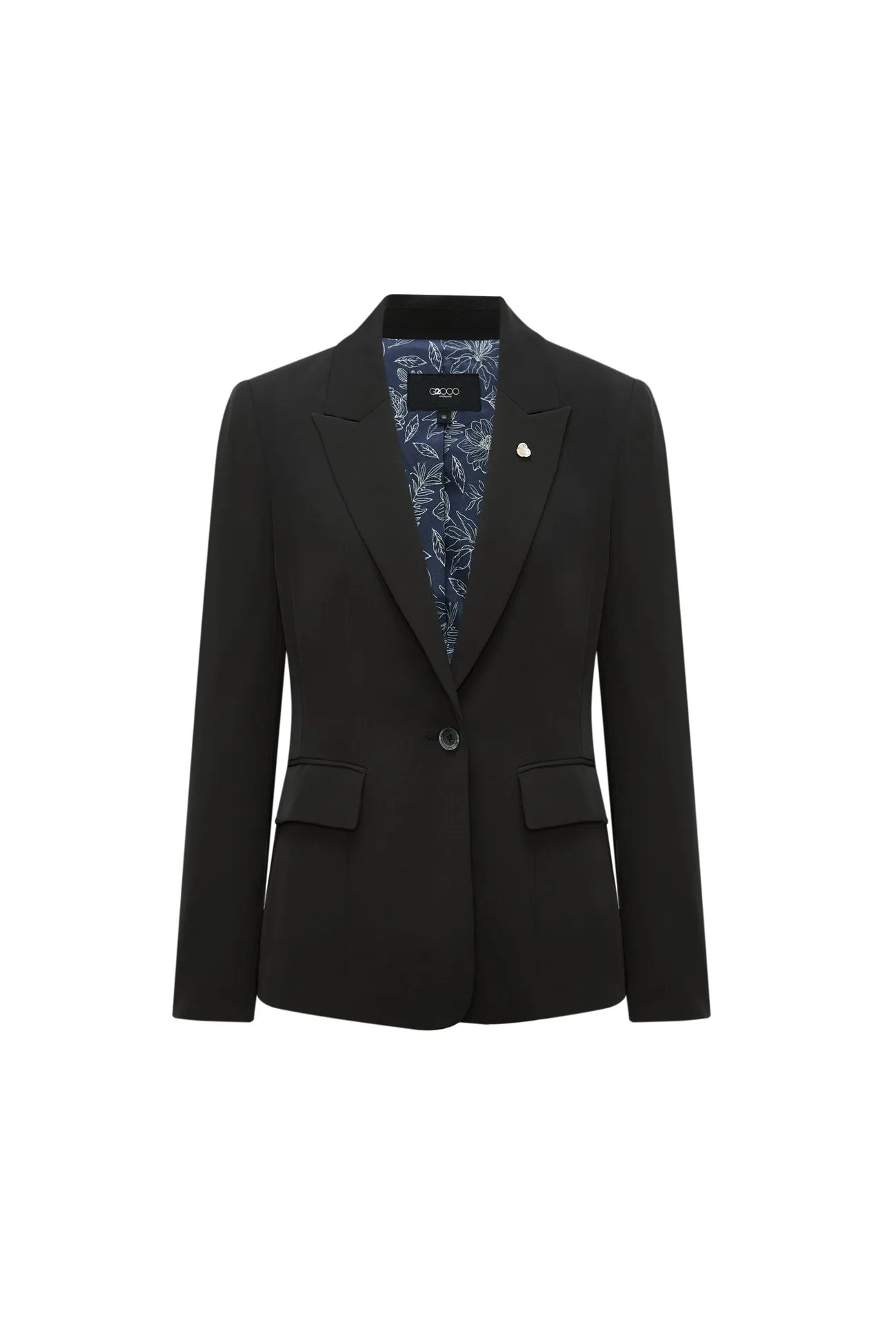 Cool Touch & Anti UV Suit Blazer with Brooch