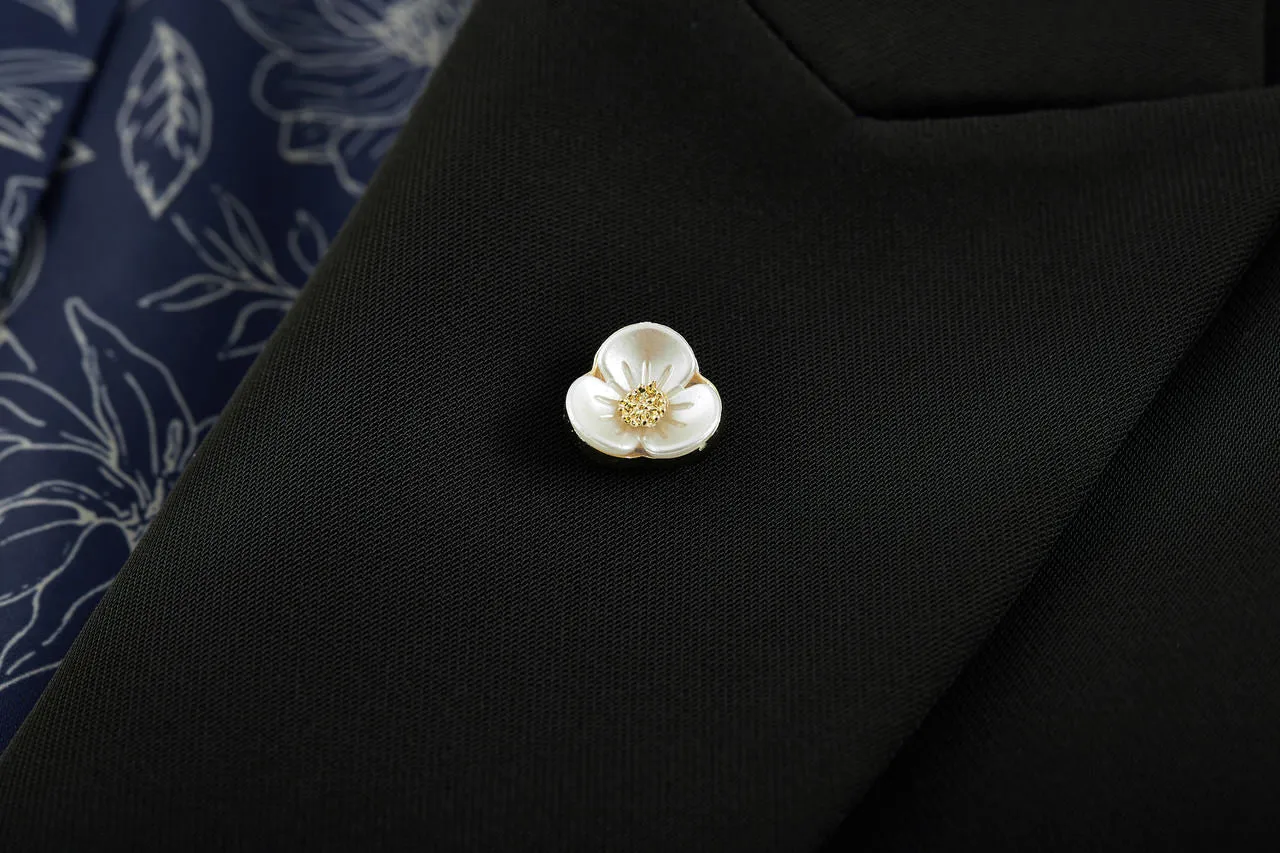 Cool Touch & Anti UV Suit Blazer with Brooch