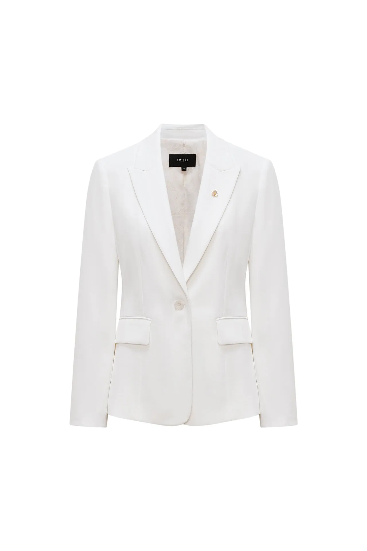 Cool Touch & Anti UV Suit Blazer with Brooch