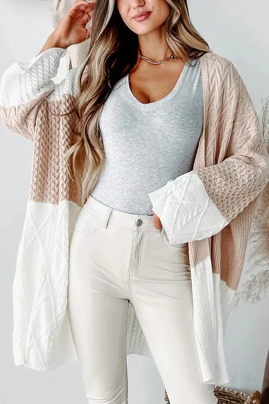 Cozy & Comfort Open Cardigan