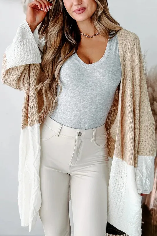 Cozy & Comfort Open Cardigan