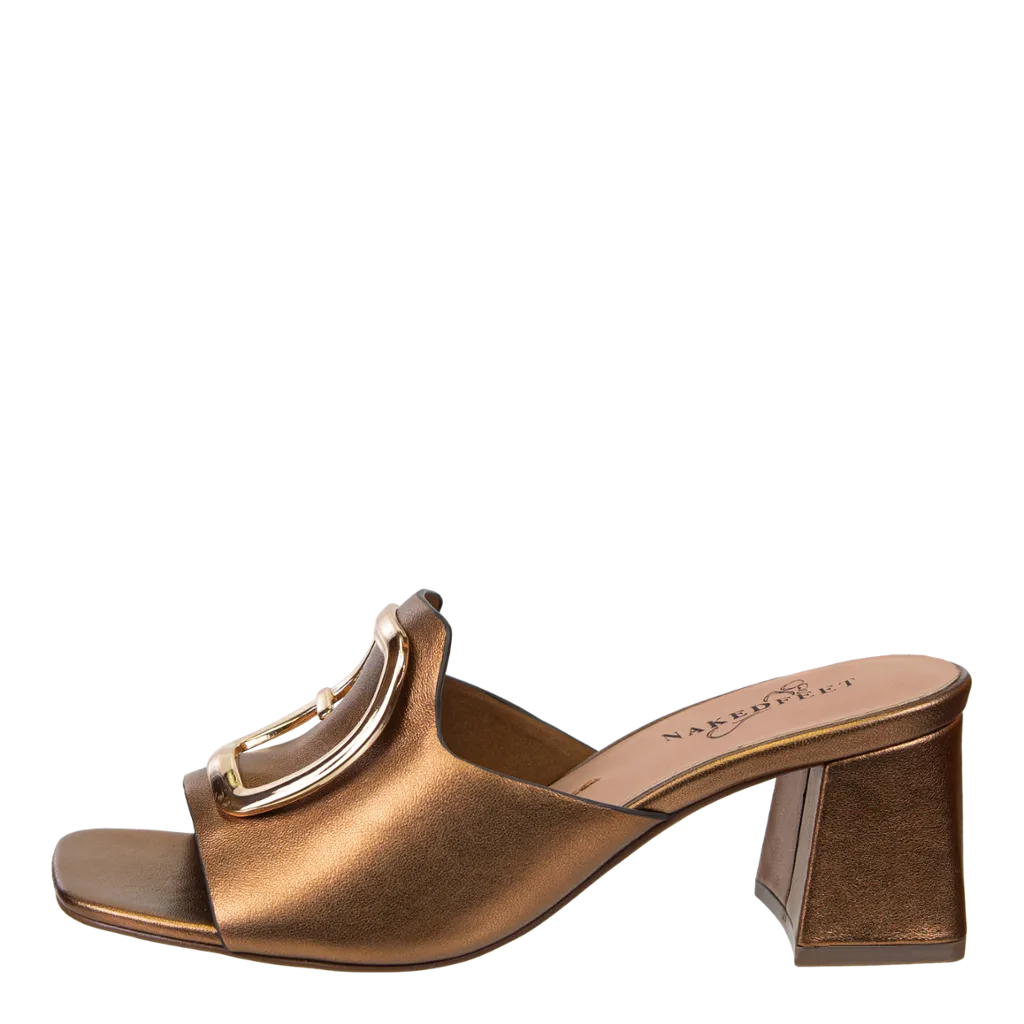 CUPEL in BRONZE Heeled Sandals