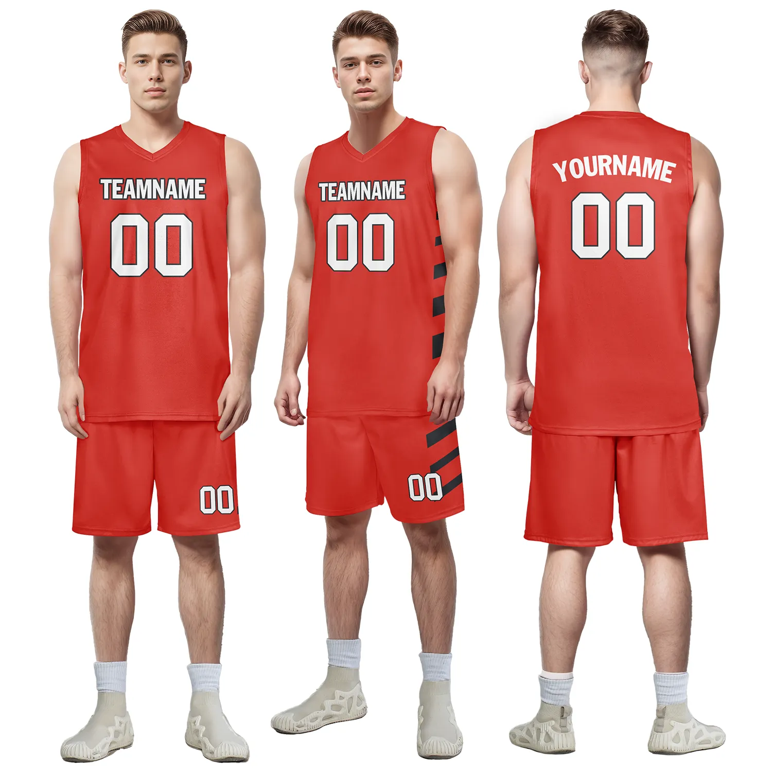 Custom Red Classic Style Sports Uniform Basketball Jersey BBJ01-bd0a70c8