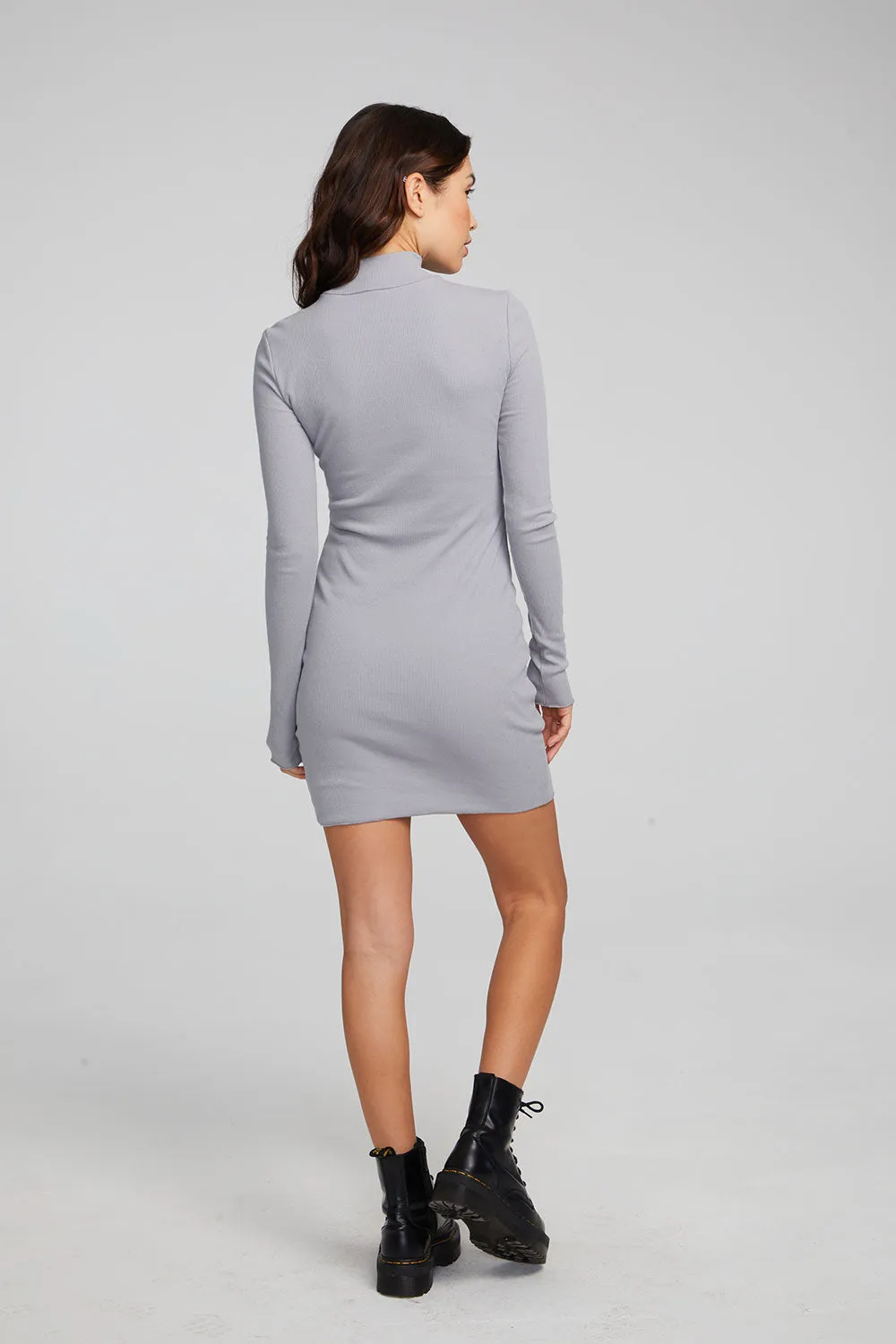 Edita Silver Grey Mini Dress