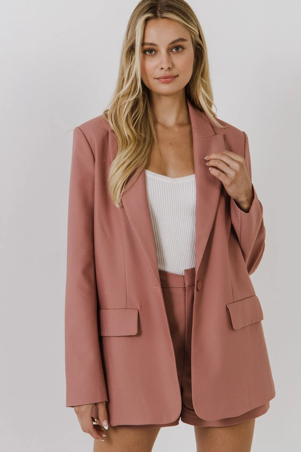 Endless Rose - Single Breasted Blazer