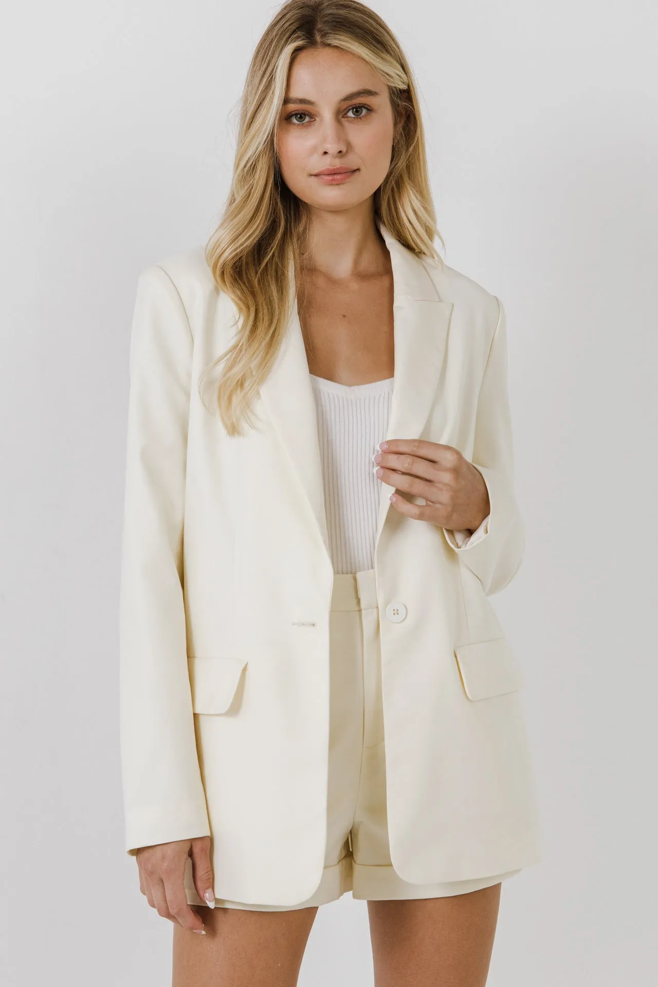 Endless Rose - Single Breasted Blazer