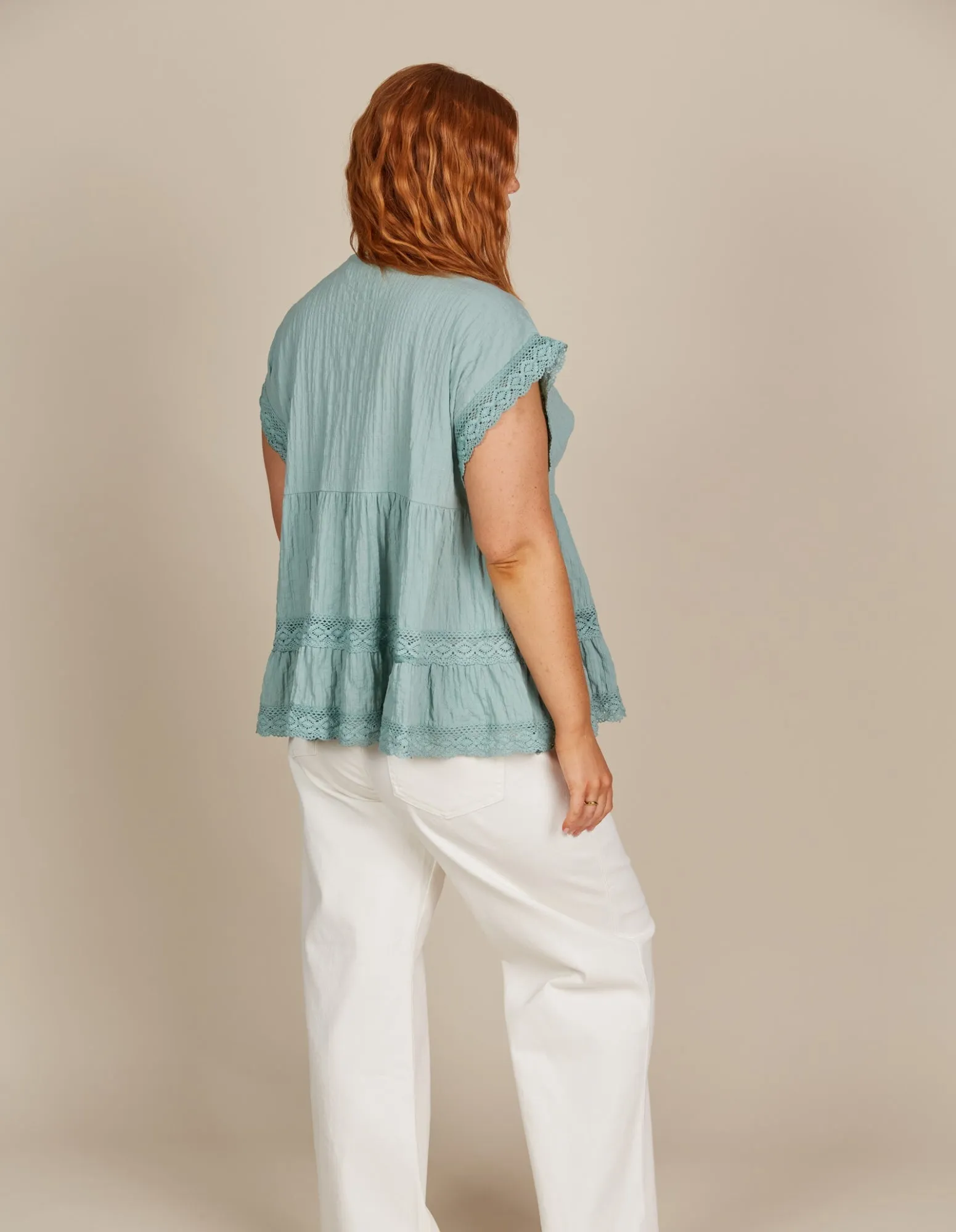 Fleur V Neck Top- Isle Of Mine