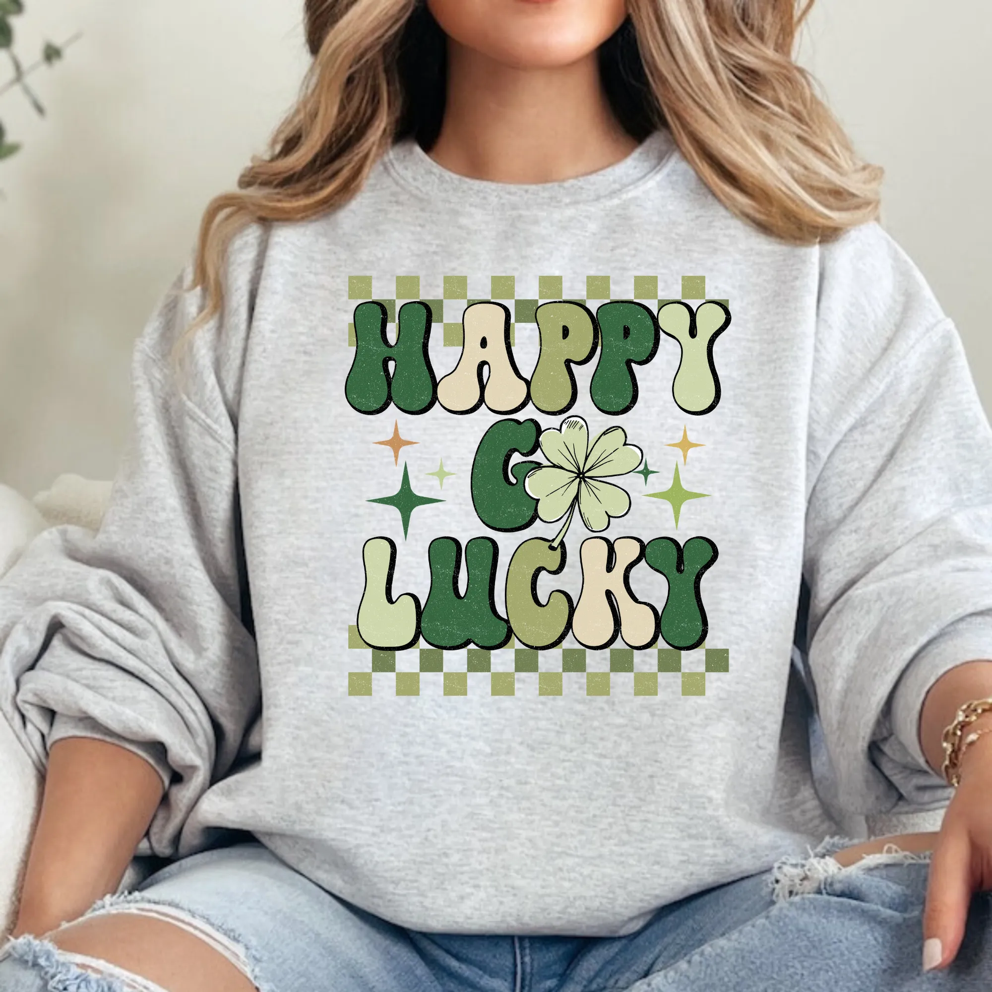 Happy Go Lucky St. Patrick's Day Sweatshirt