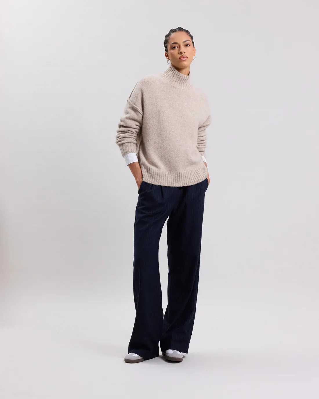 Hartford Mythe Knit Pullover Stone