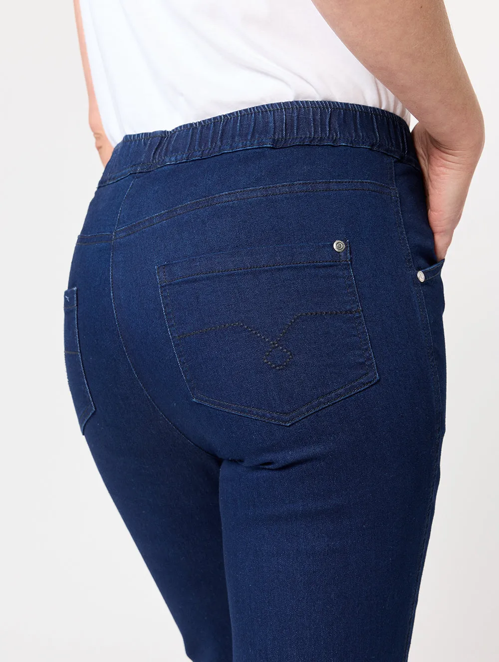 Intense Denim Short Length Jean