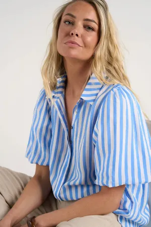 Ivy   Jack Harmony Blue Stripe Shirt