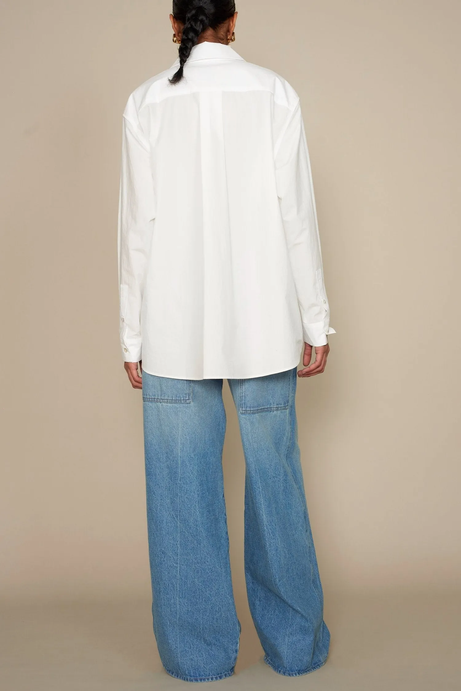 Kallmeyer White Signature Button Down Blouse