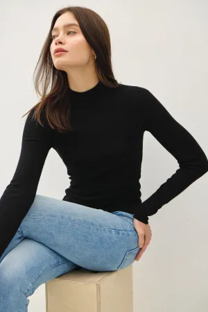 Keeping It Basic Mock Neck Top