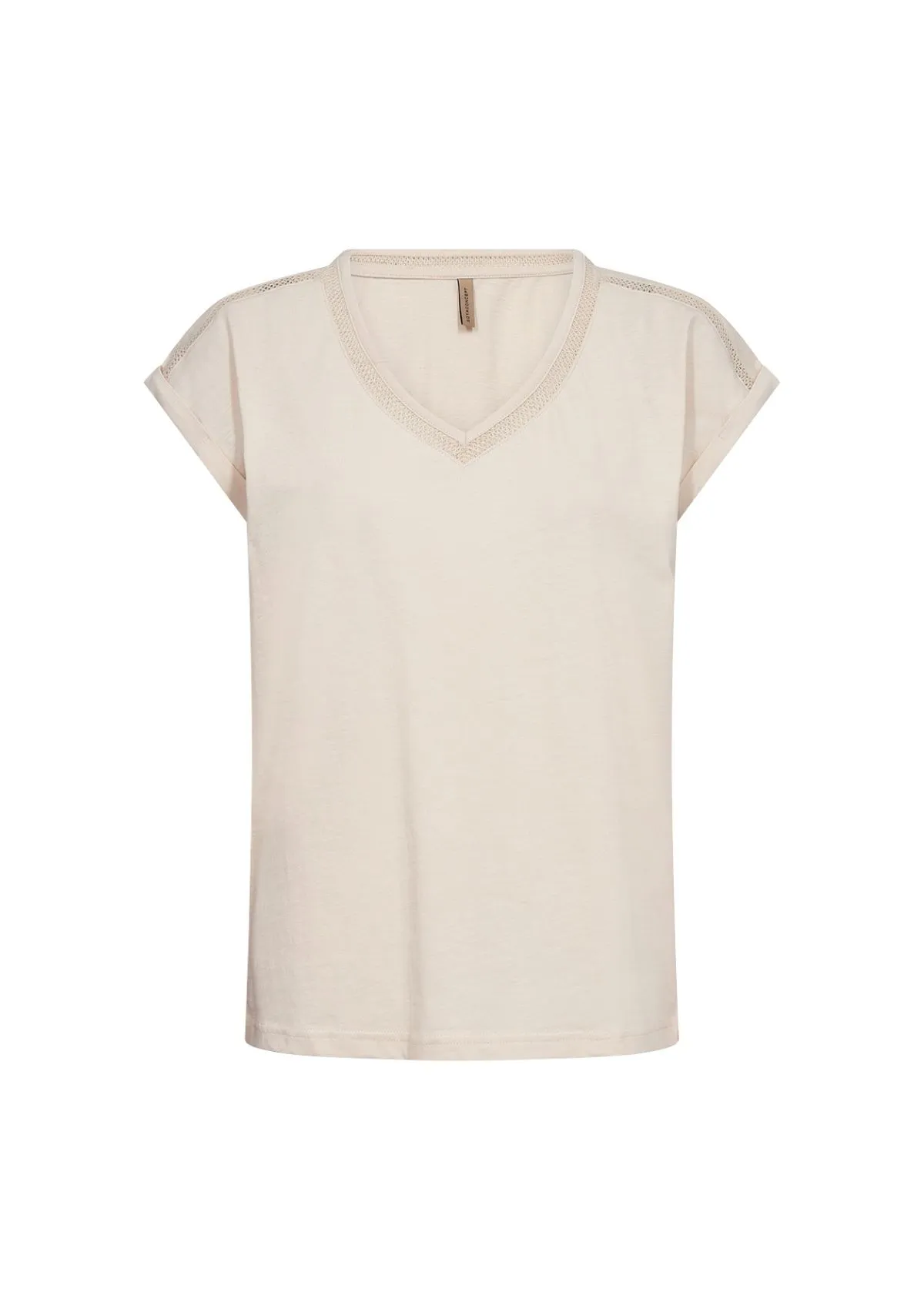 Knit Tee-Shirt - Cream