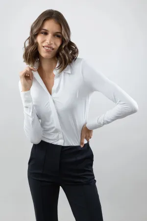 Luxeire Classic Button Up White