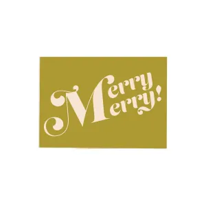 Merry Merry Card