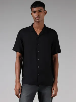 Nuon Black Relaxed-Fit Shirt