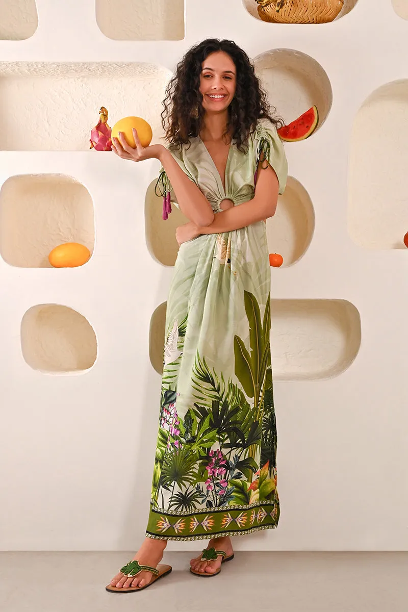 Olivia Printed Maxi Dress