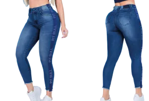 Pit Bull Jeans Women's High Waisted Jeans Pants With Butt Lift 61381