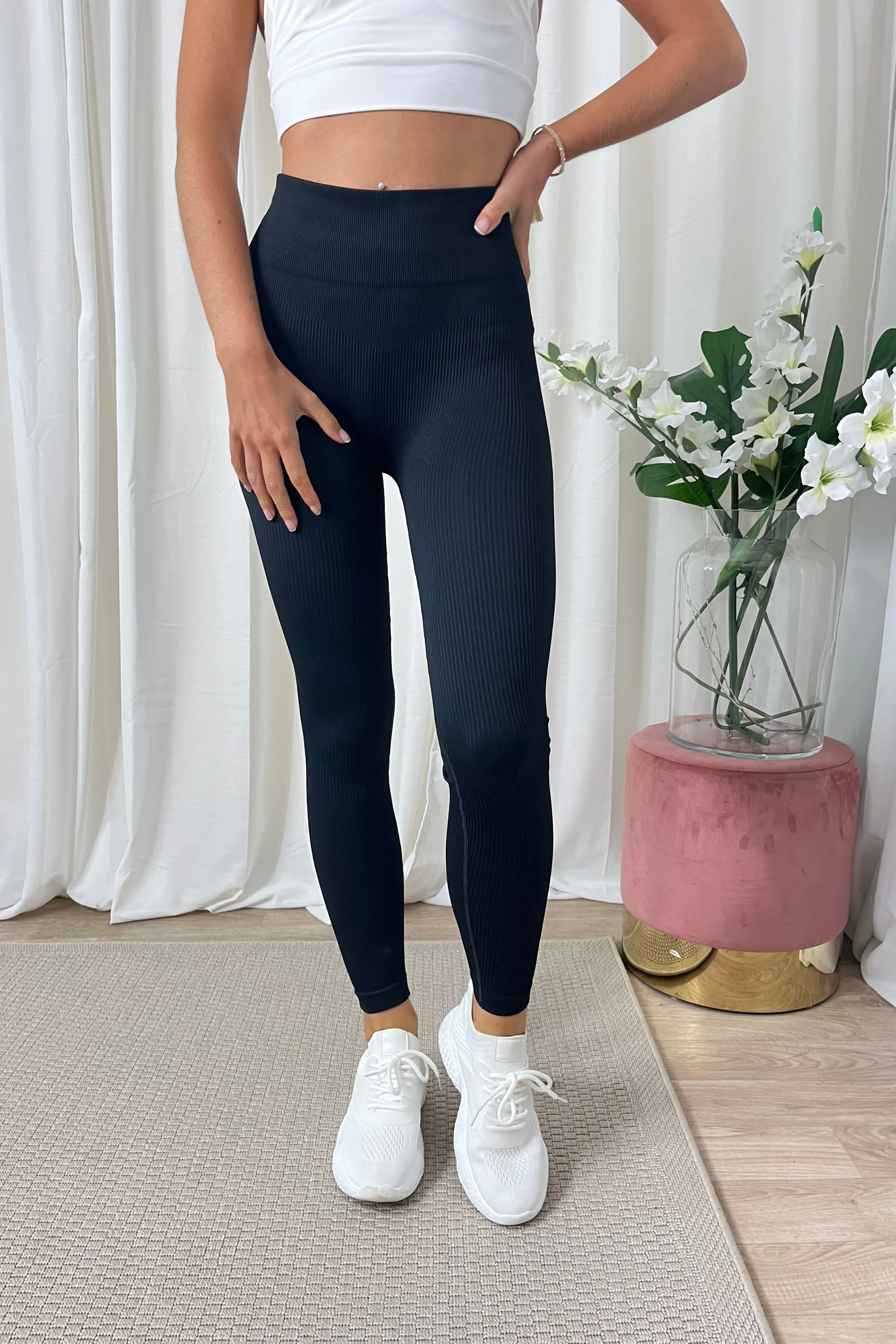 Premium Ribbed Leggings (multiple colours)