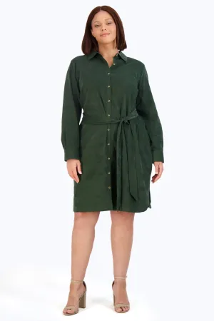 Rocca Plus Pinwale Corduroy Dress