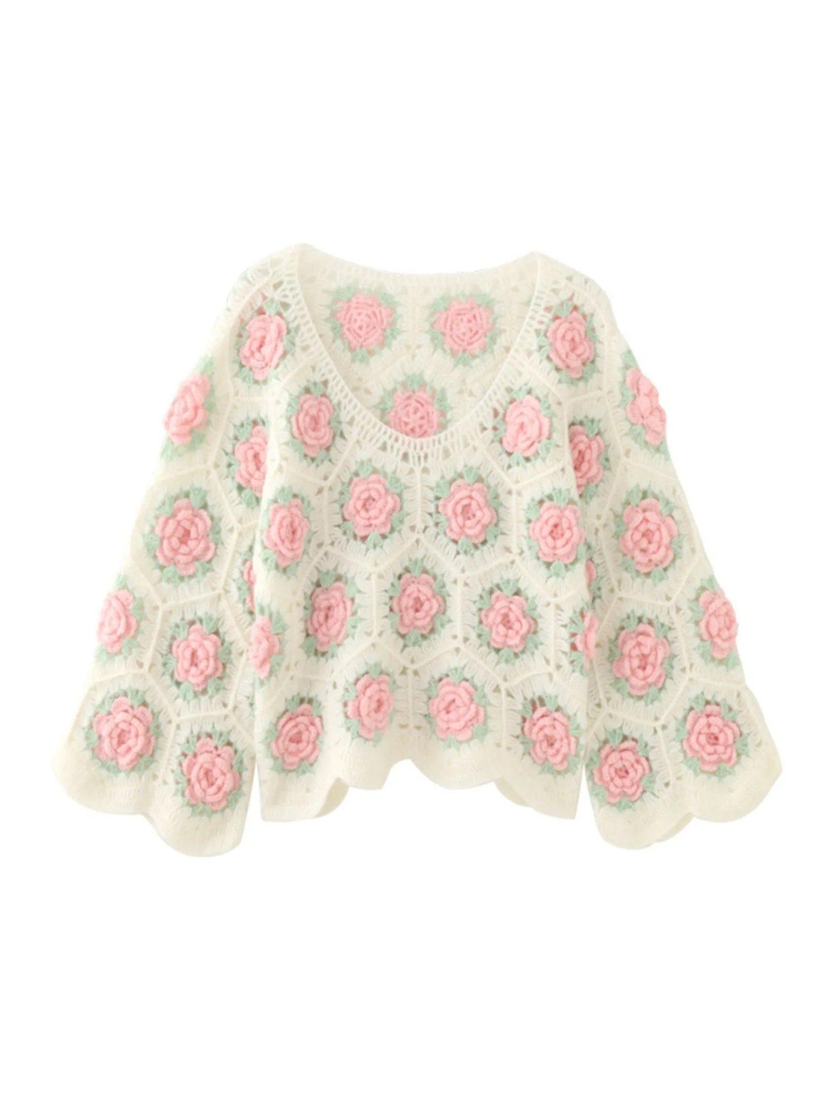 Rosa Crochet Sweater