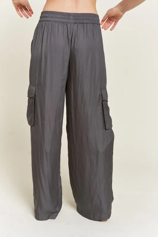 SATIN CARGO PANTS  *Online Only*