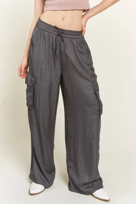 SATIN CARGO PANTS  *Online Only*