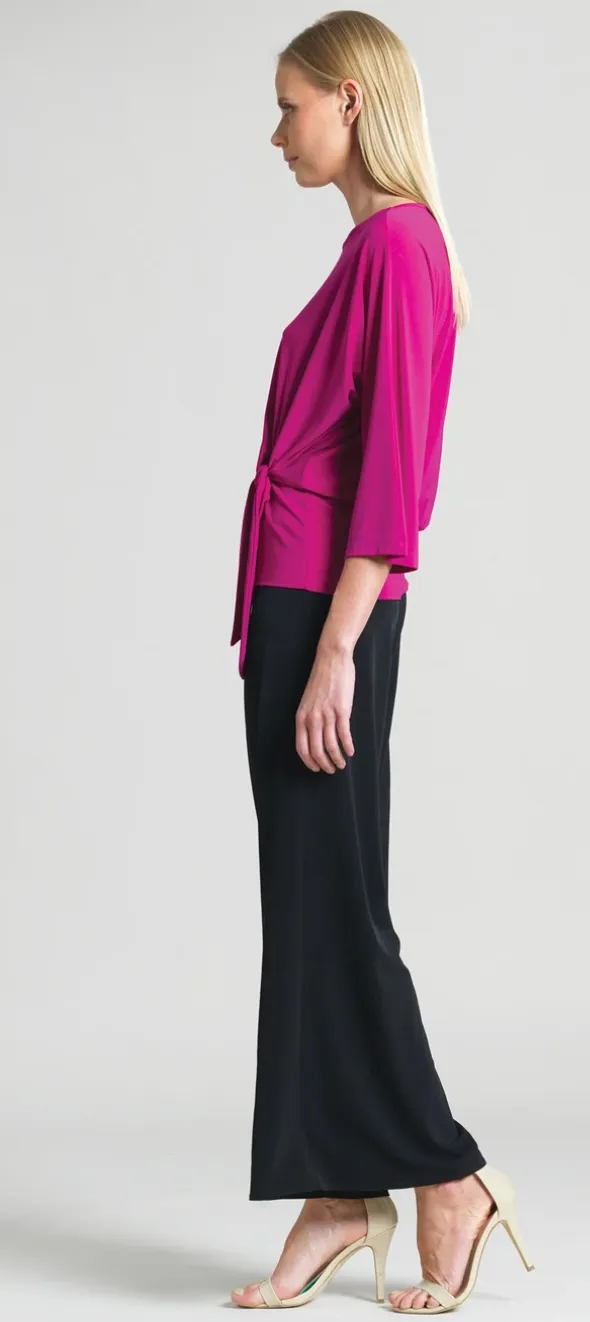 Side Tie 3/4 Length Sleeve Top