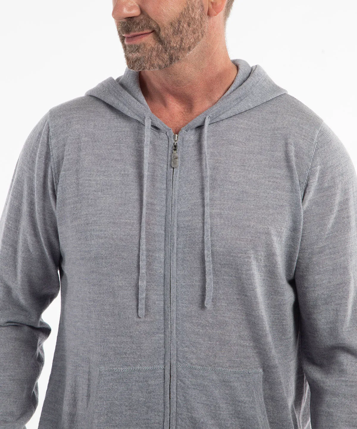 Signature Ultra Light 100% Merino Wool Full-Zip Hoodie