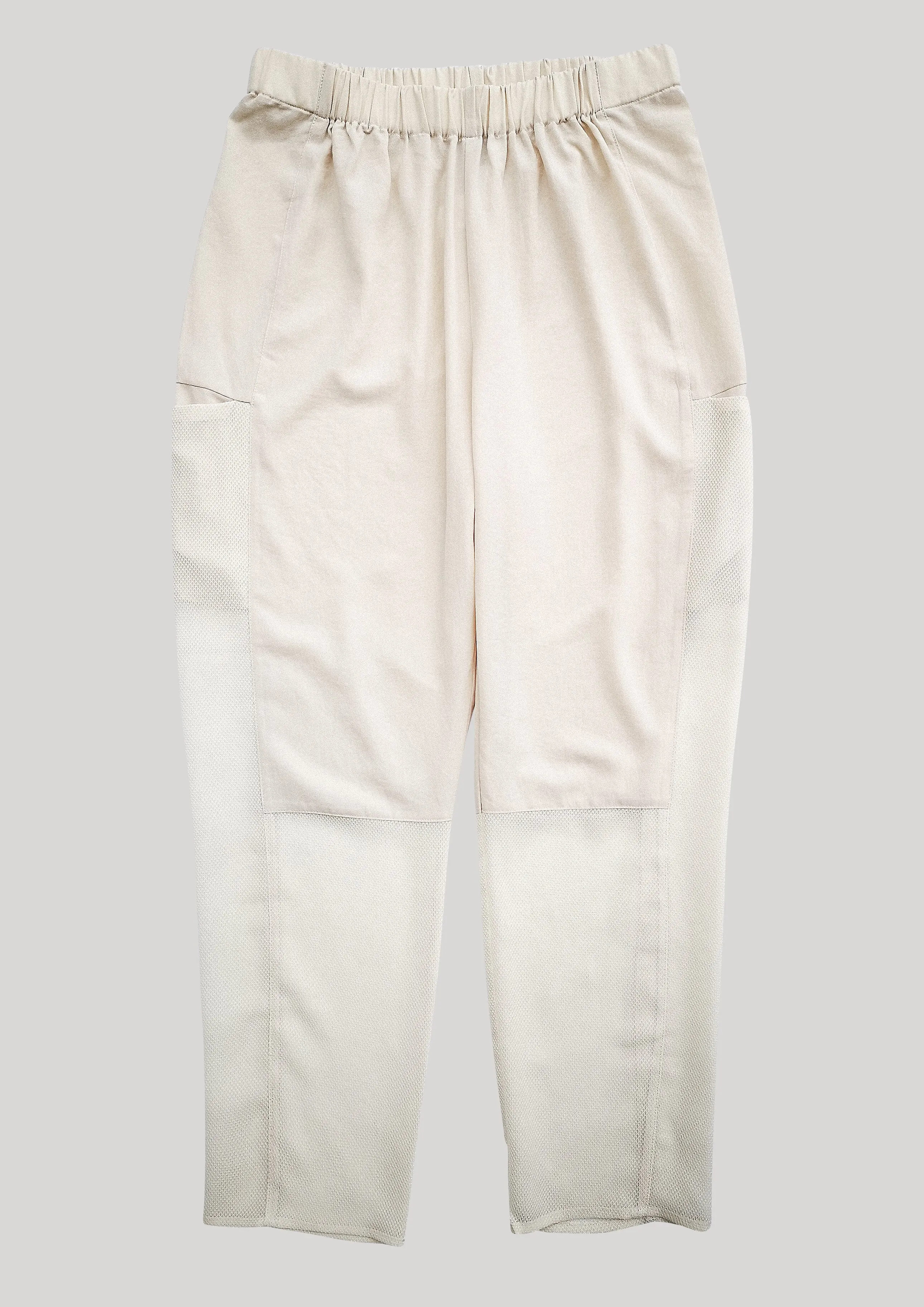 SUMMER PANTS LOOSE - AIRY MESH cream