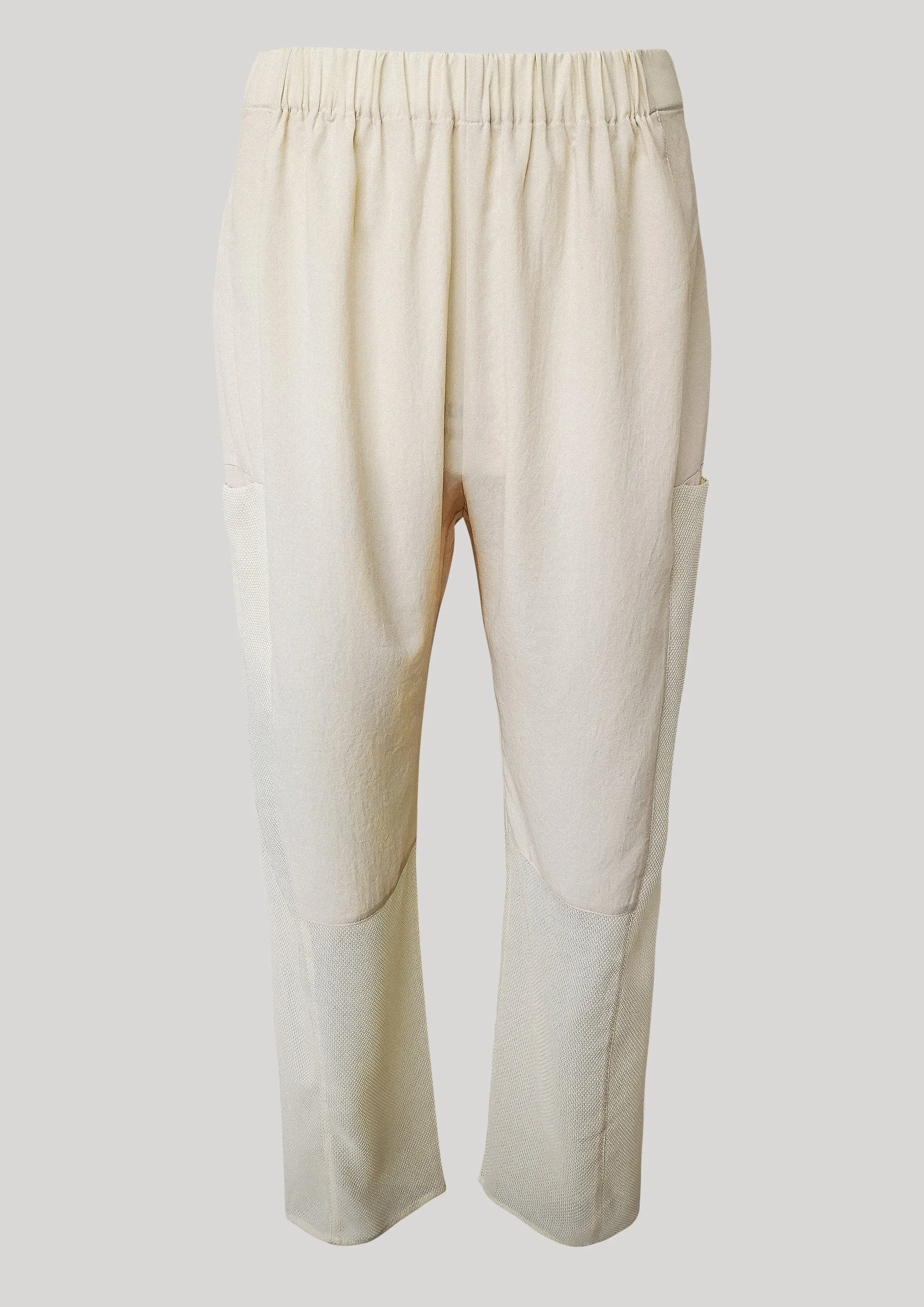 SUMMER PANTS LOOSE - AIRY MESH cream