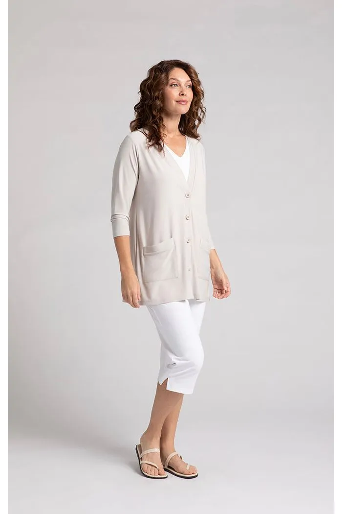 Sympli Classic Button Cardigan - Style 25157-2