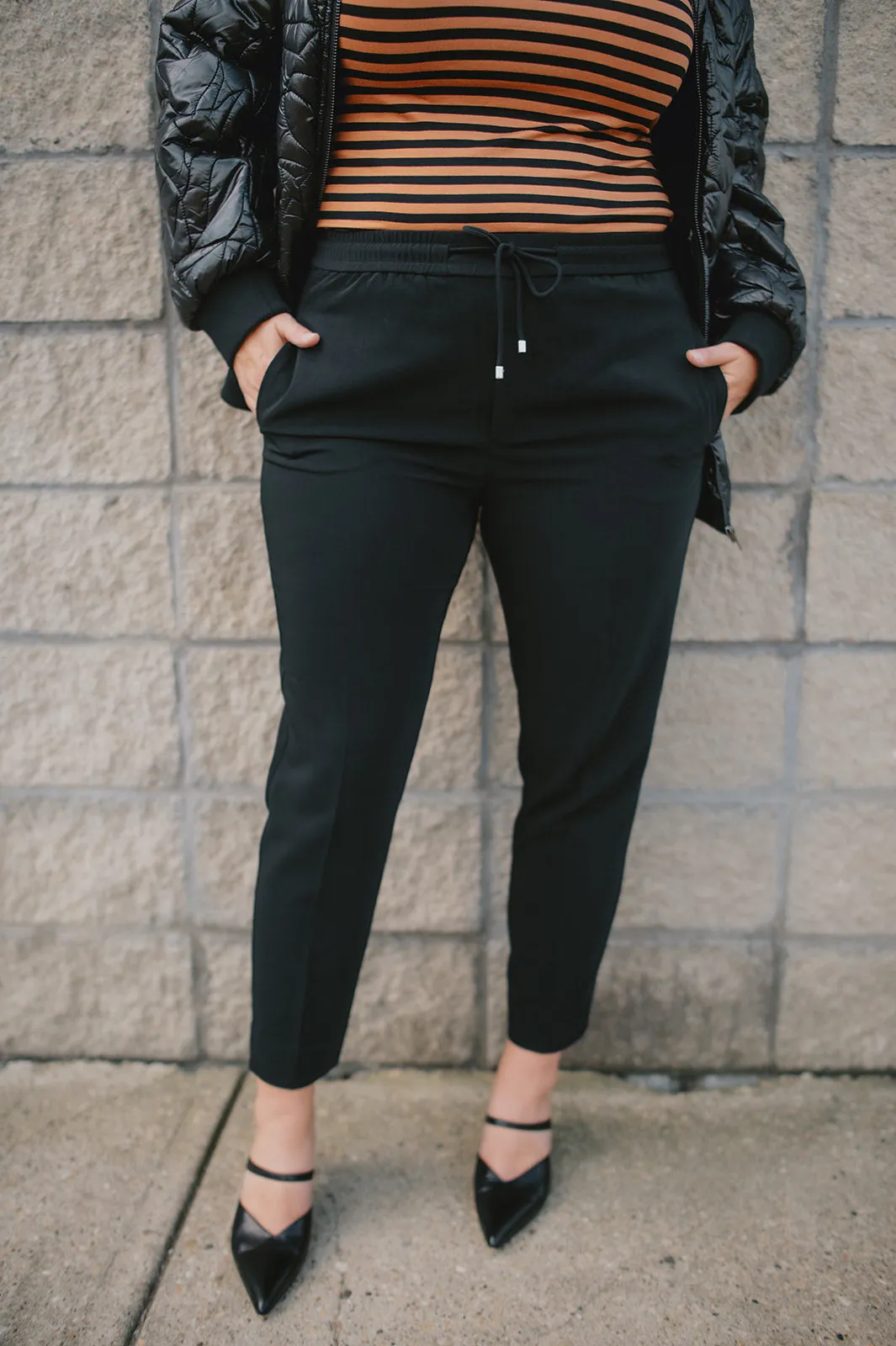 The Adian Pull On Pant by InWear - Black - PLUS