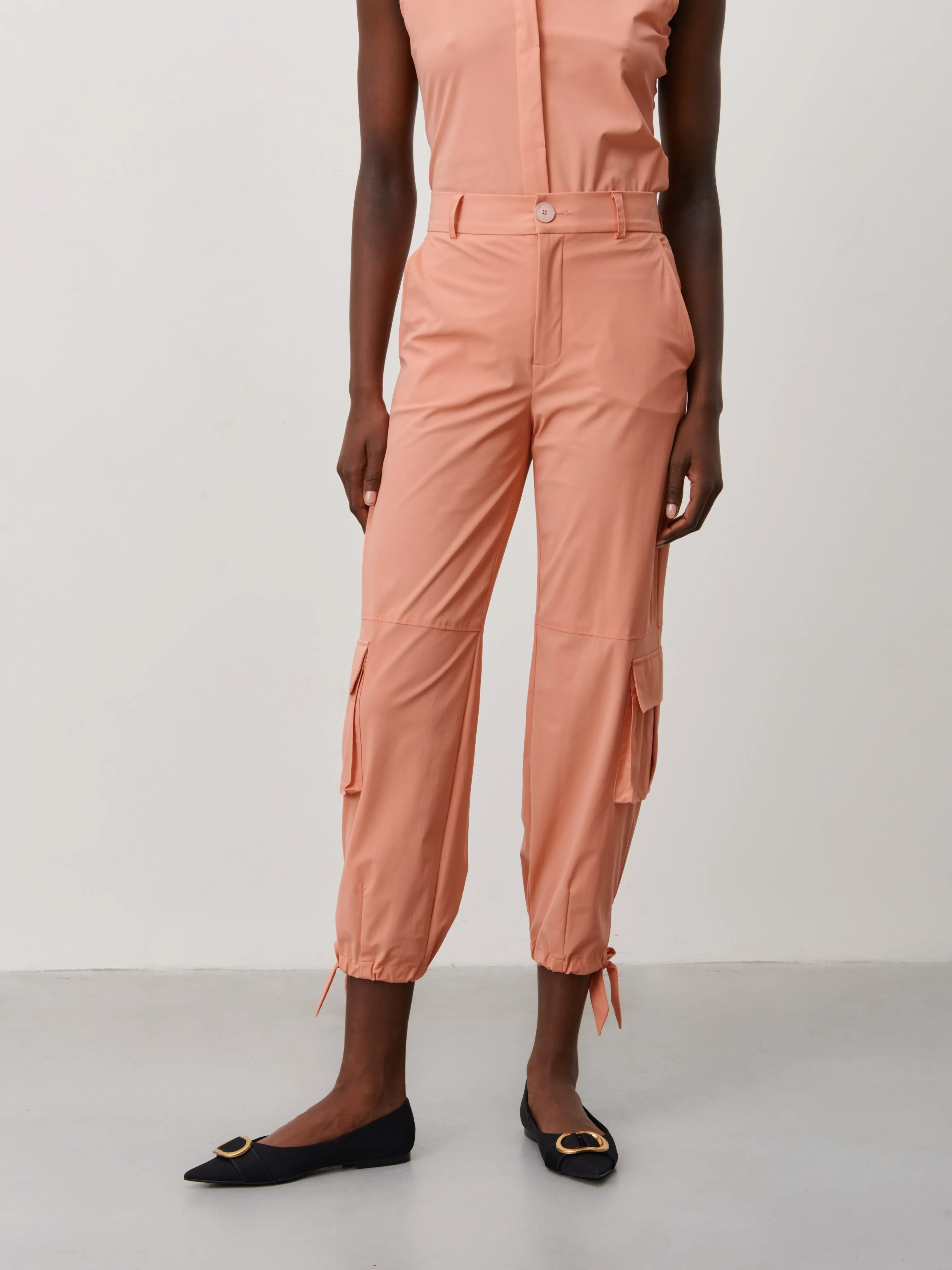 Trend Pants Technical Jersey | Apricot