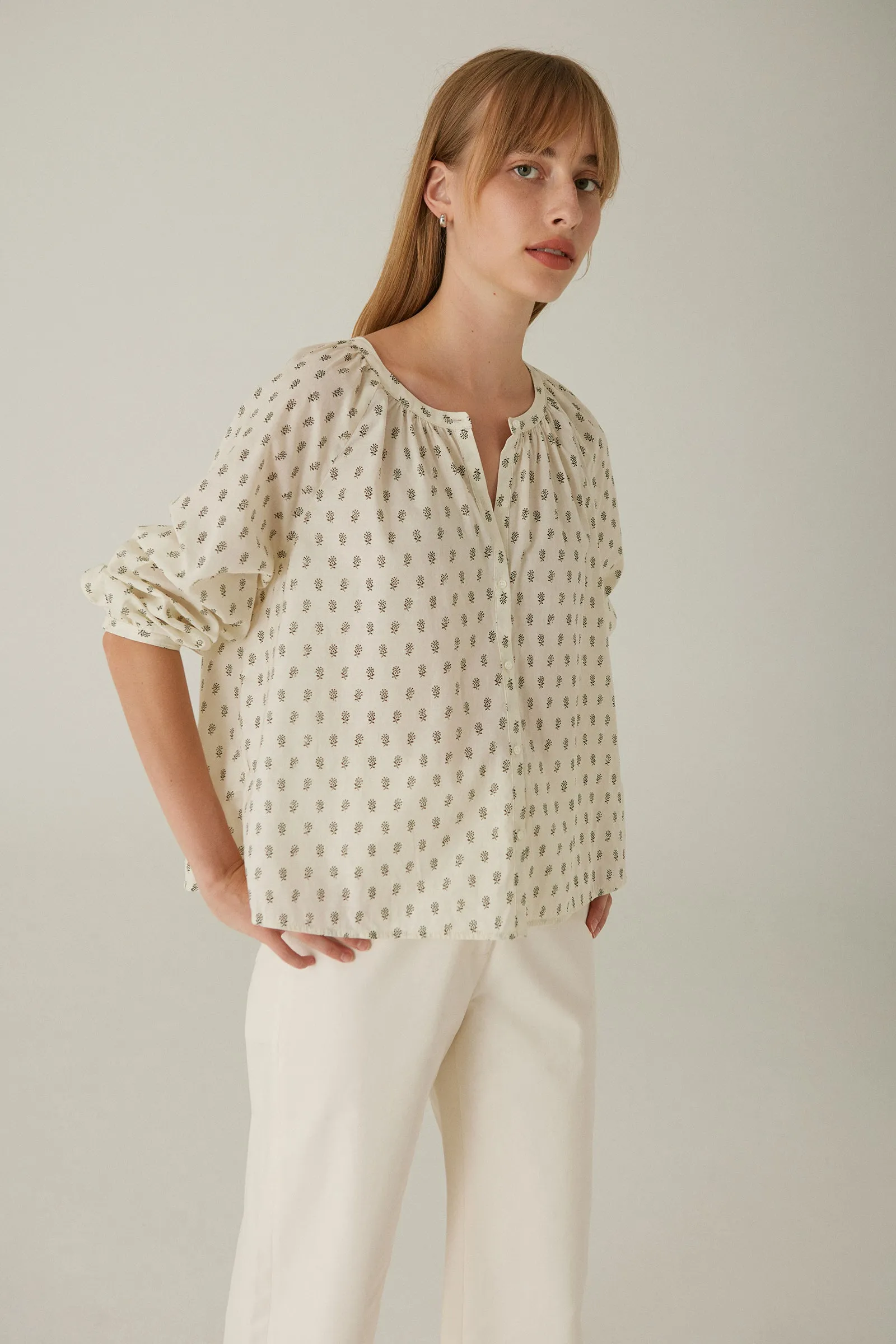 Vineyard Blouse -- Organic Cotton