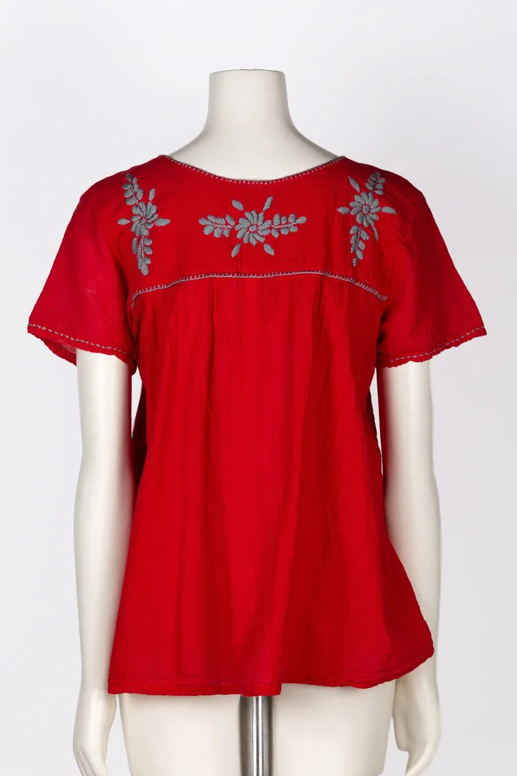 Willow Embroidered Top