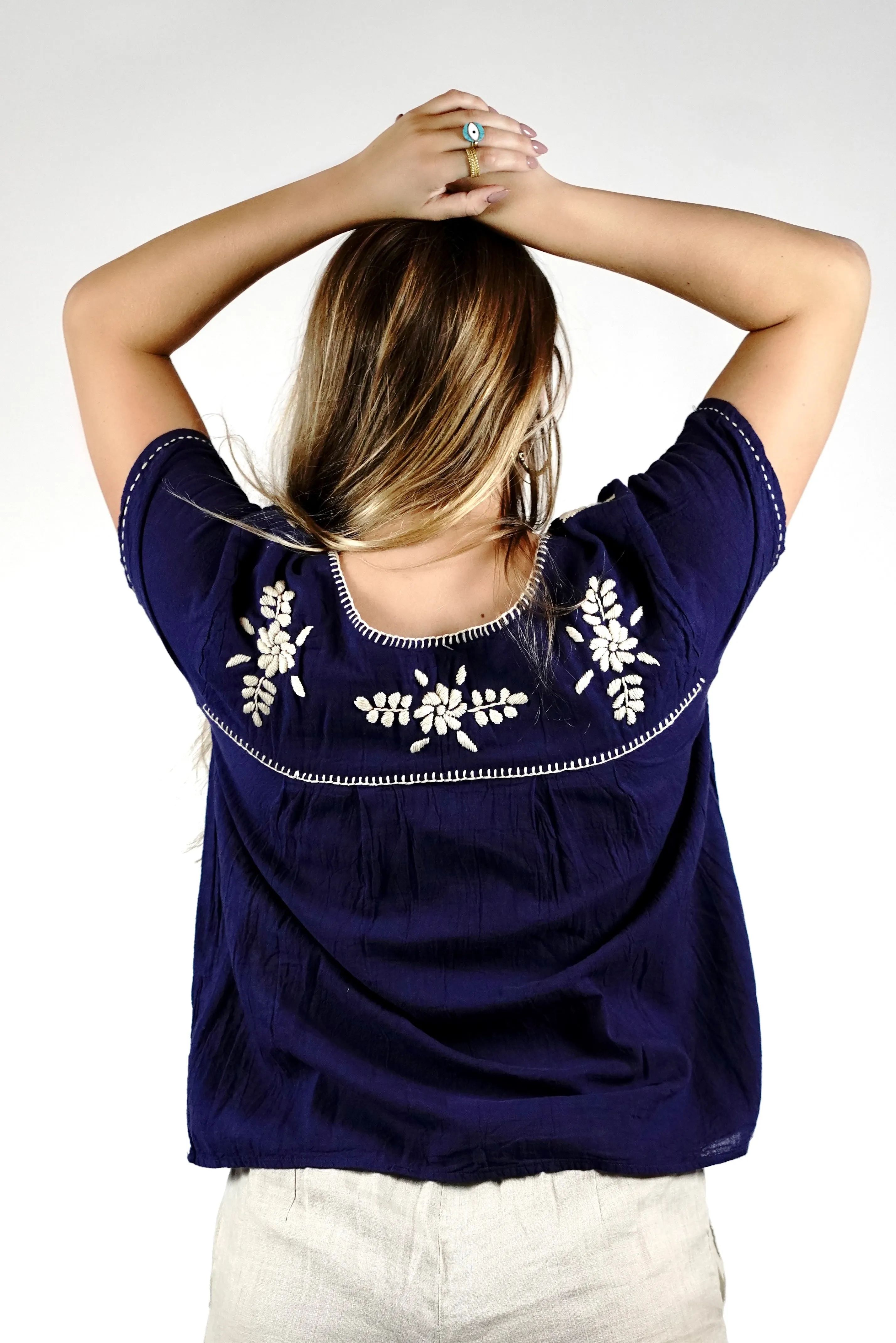 Willow Embroidered Top