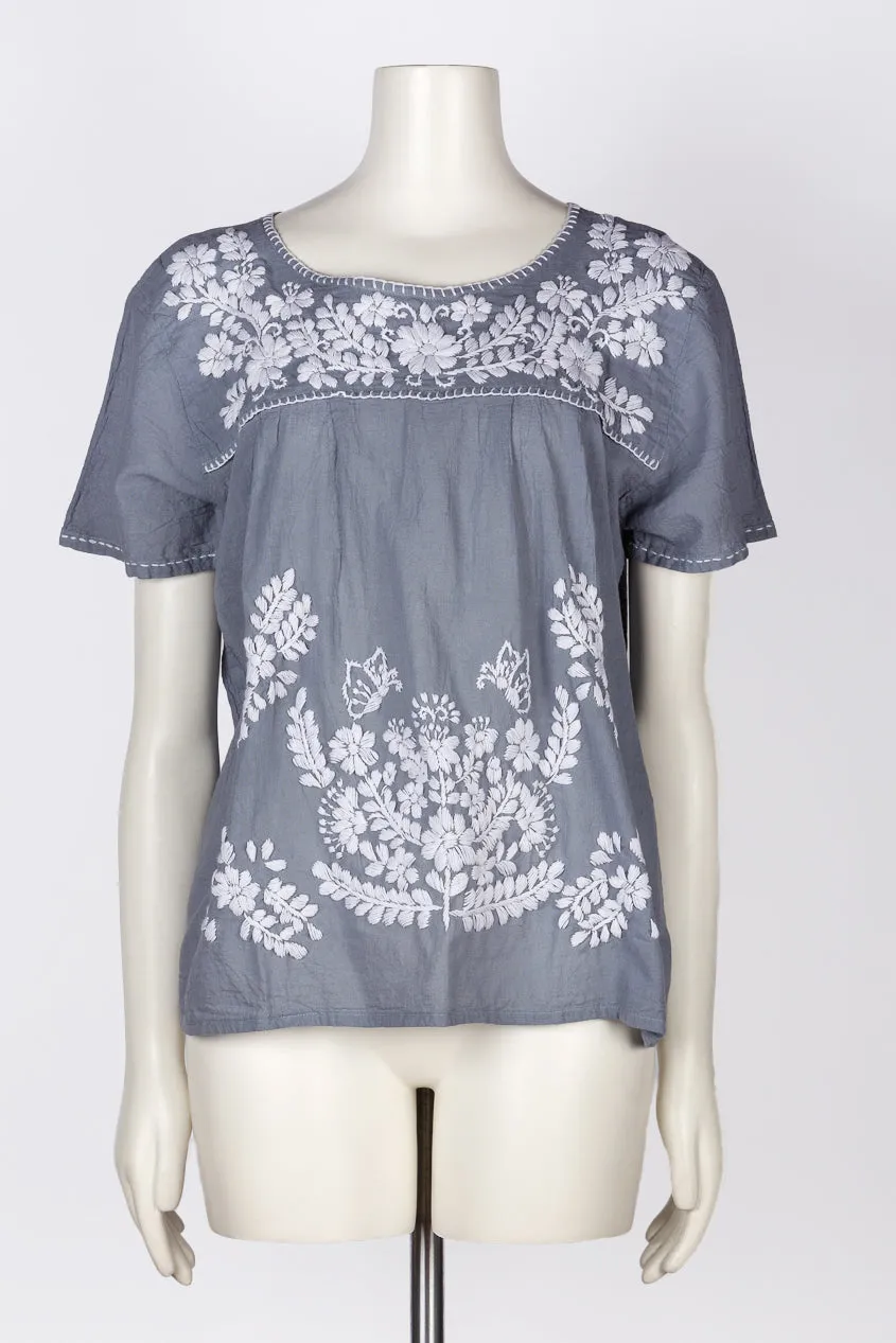 Willow Embroidered Top