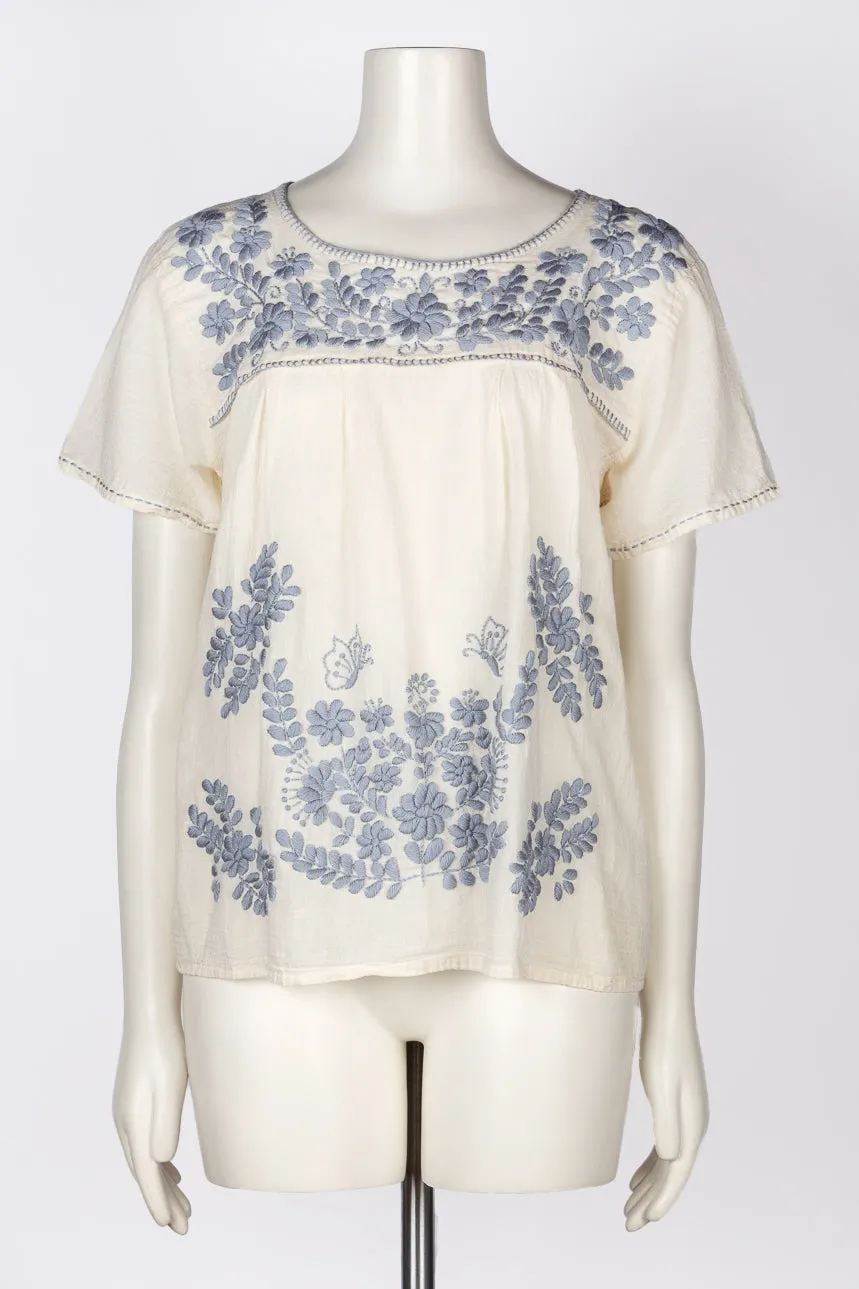 Willow Embroidered Top