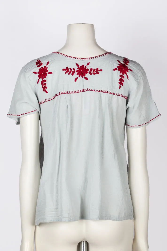 Willow Embroidered Top