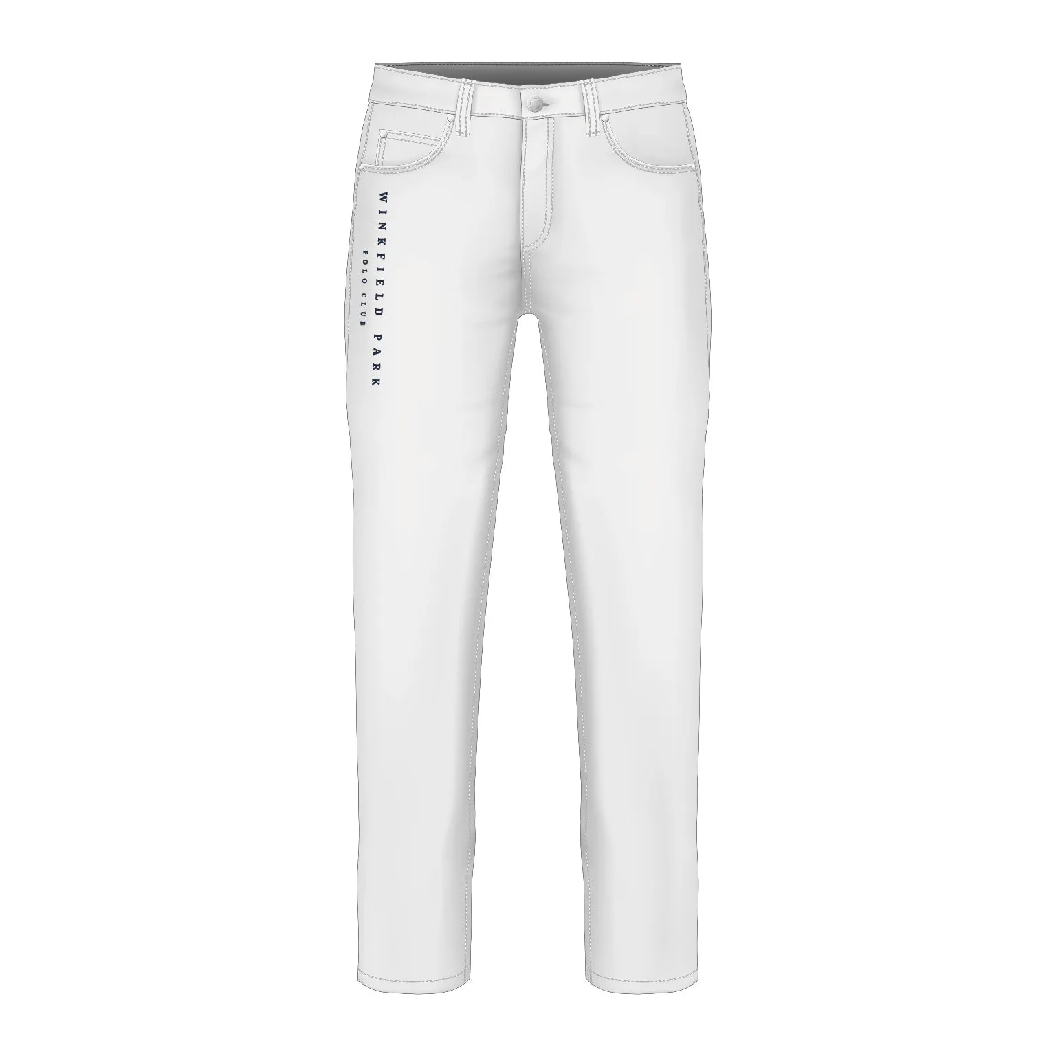 Winkfield Park Polo White Jeans